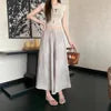 Fashionable & Versatile Plus Size Women's Wide Leg Pants Office Commuting Style High Waist Elastic Pants & Trousers