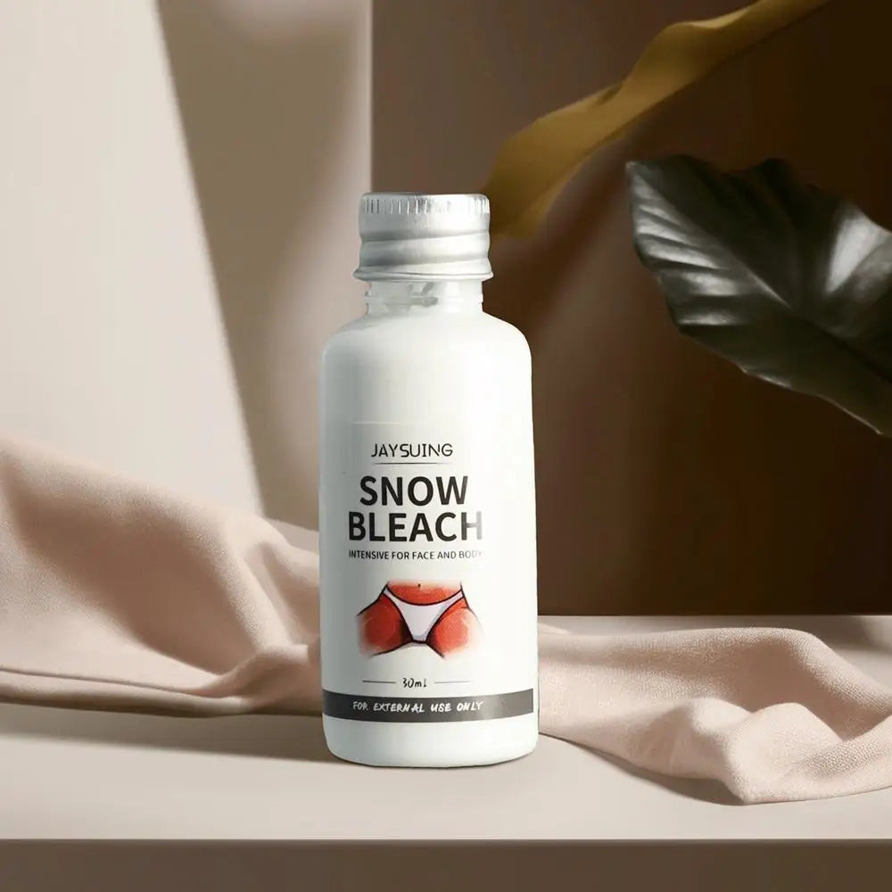 30ml Glowhite Snow Bleach Cream Hyperpigmentation Lightens Dark Spots Penetrates Skin Layers Brightens Moisturizes Armpit Neck