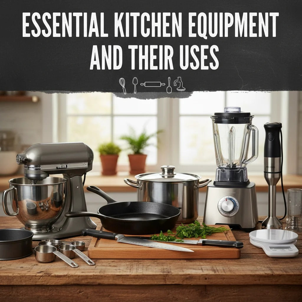 10 Essential Kitchen Equipment and Their Uses (Complete Guide for a Functional Kitchen)