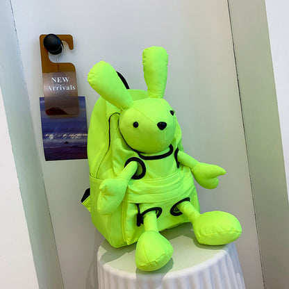 Doll Women's Backpack Trendy Cool Rabbit Travel Backpack