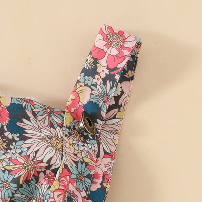 Newborn Short Sleeve Triangle Rompers Suspender Skirt Outfit