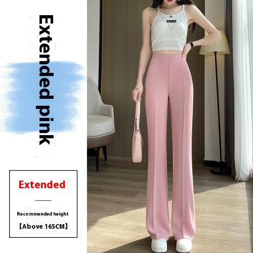 Women's High Waist Slimming And Straight Casual Wide Leg Pants