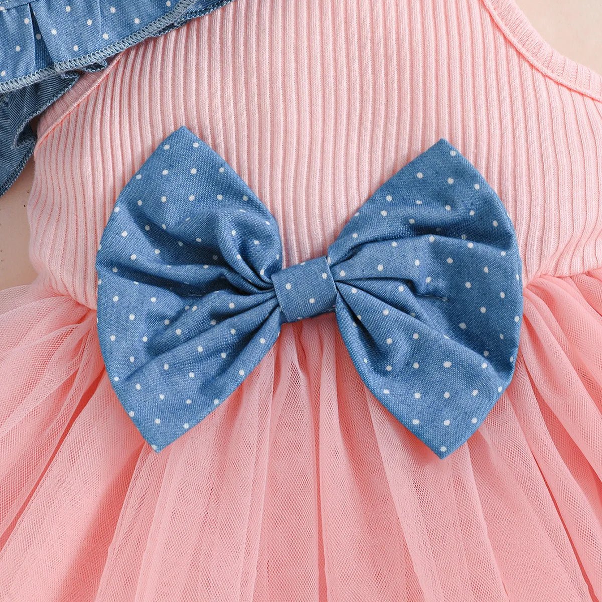 1-4Y Fashion Children Kids Girl 2Pcs Spring Outfit Butterfly Print Short Sleeve Tops+Suspender dress Set Outfit Kid Girl Clothes - Mom & Kids