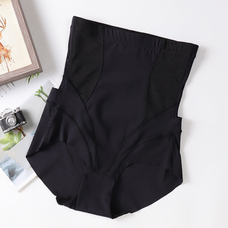 High waisted postpartum panties show thin after taking off