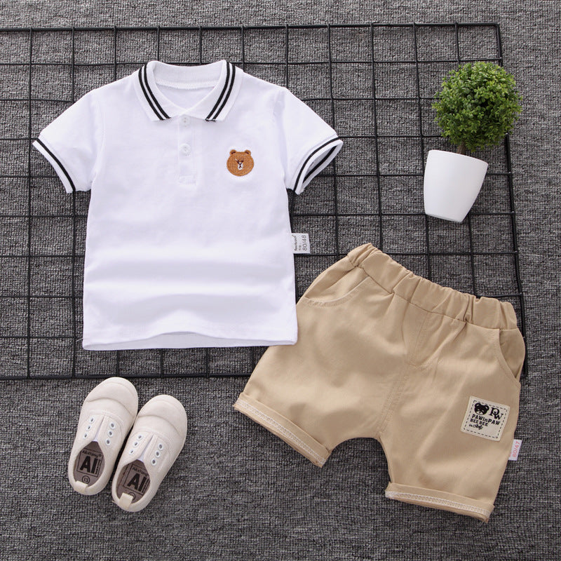Summer Fashion Baby Boy Clothes Sets T-shirt  Toddler Casual Clothing Suits Children Kids Boys Outfits Suit