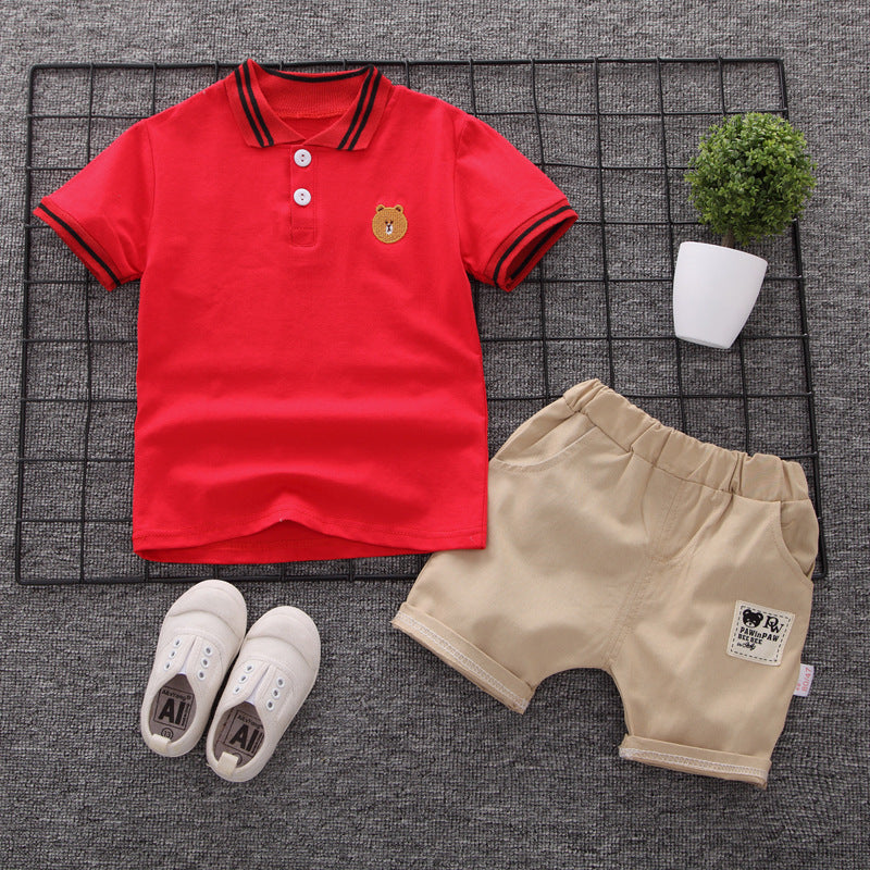 Summer Fashion Baby Boy Clothes Sets T-shirt  Toddler Casual Clothing Suits Children Kids Boys Outfits Suit
