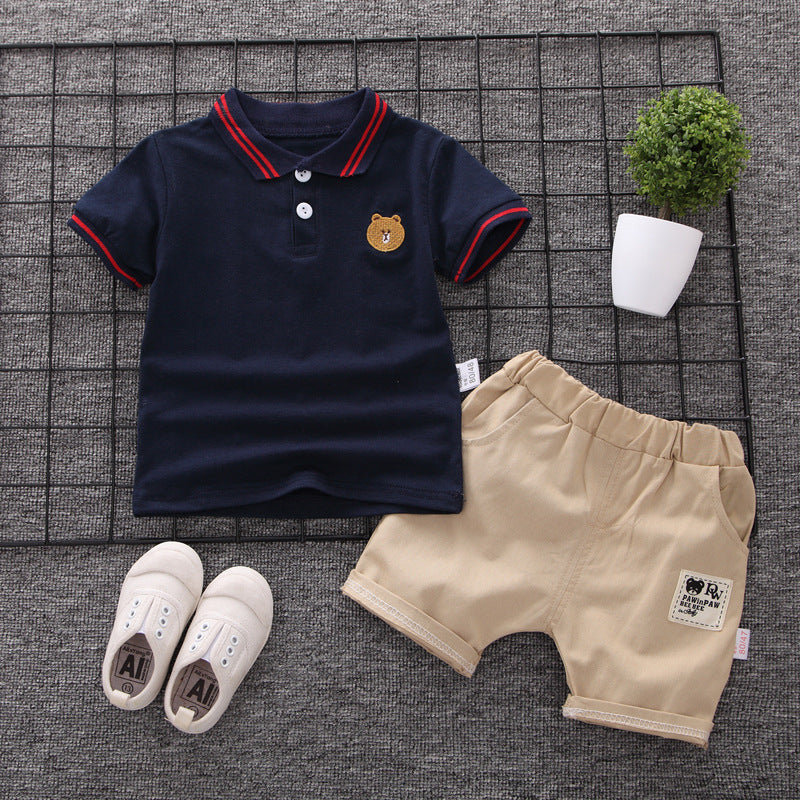 Summer Fashion Baby Boy Clothes Sets T-shirt  Toddler Casual Clothing Suits Children Kids Boys Outfits Suit