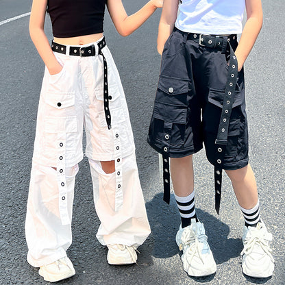 Da Tong's Stylish And Simple Detachable Work Pants