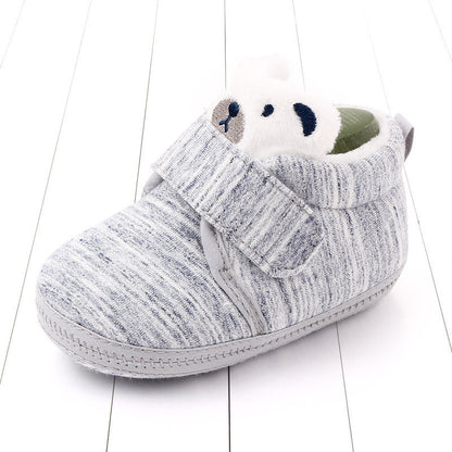 Newborn cotton baby shoes with soft soles