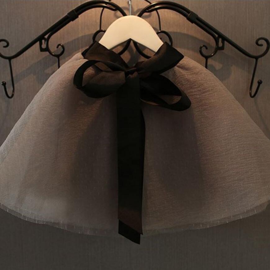 Girls' Short Sleeve And Gauze Skirt Suit    (Available)