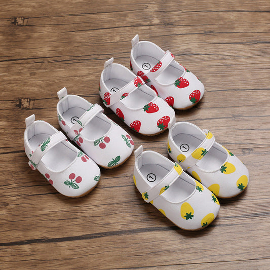 Baby Toddler Shoes Soft Rubber Sole Indoor Soft Sole Princess Shoes