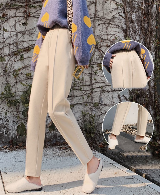 Women's straight thin harem pants