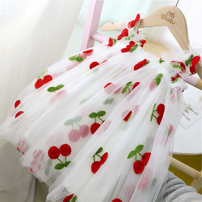 Baby Girl Sling Net Yarn Dress Tutu Skirt