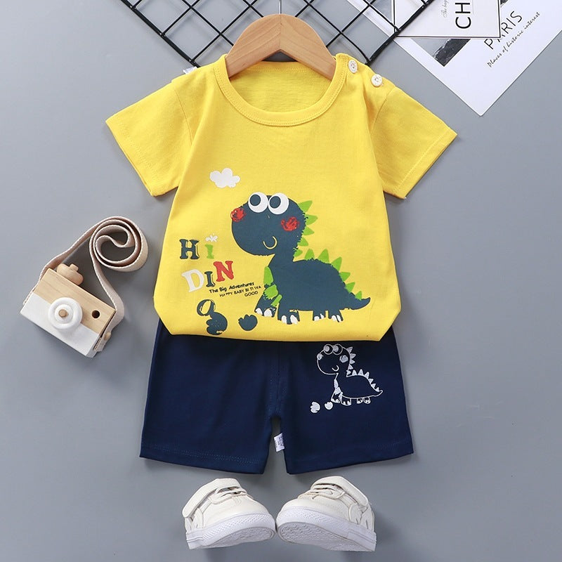 Summer Clothes For Infants And Young Children  baby T-shirt Shorts