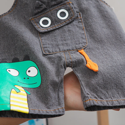 Dinosaur Bib Outfit Set