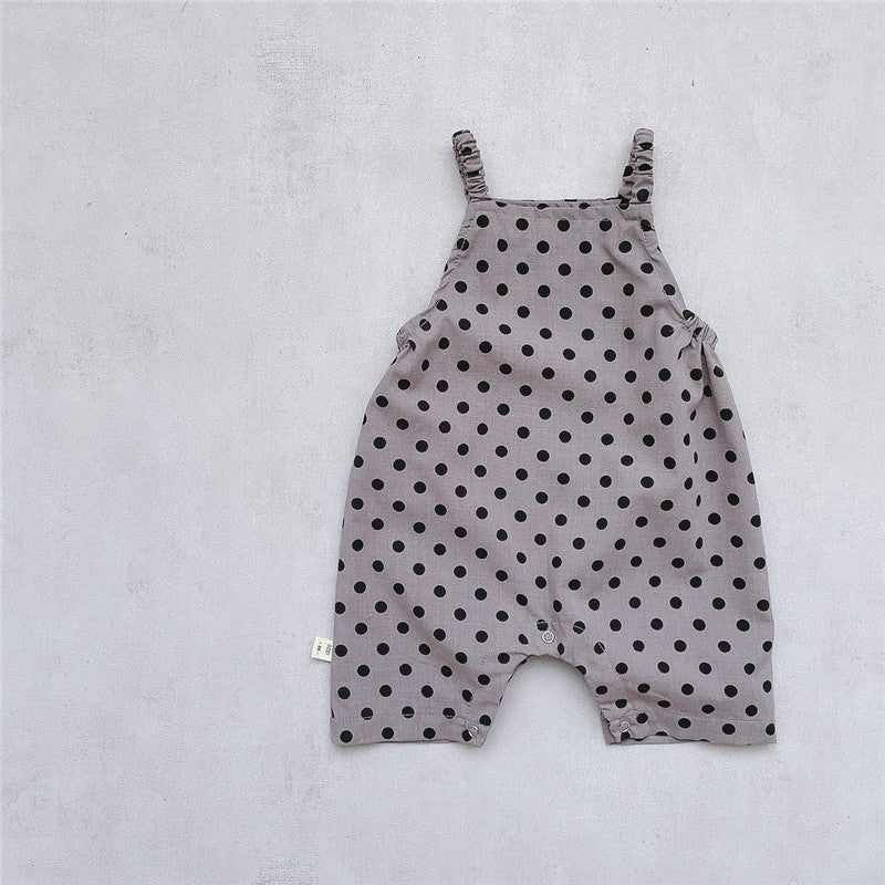 New Summer Baby Plaid Sling Shorts