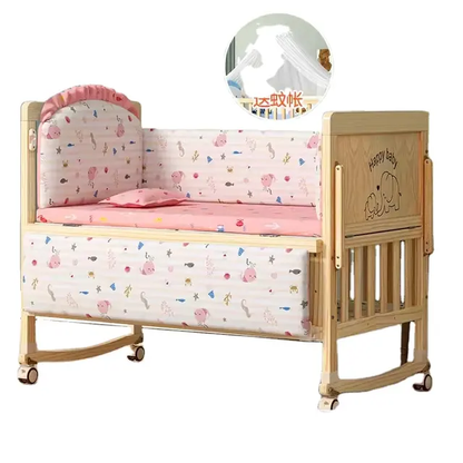 Baby Cot Baby Bed Children's Crib With Mosquito Net