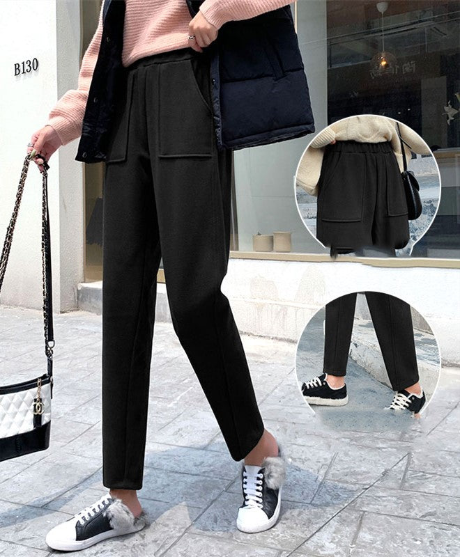 Women's straight thin harem pants