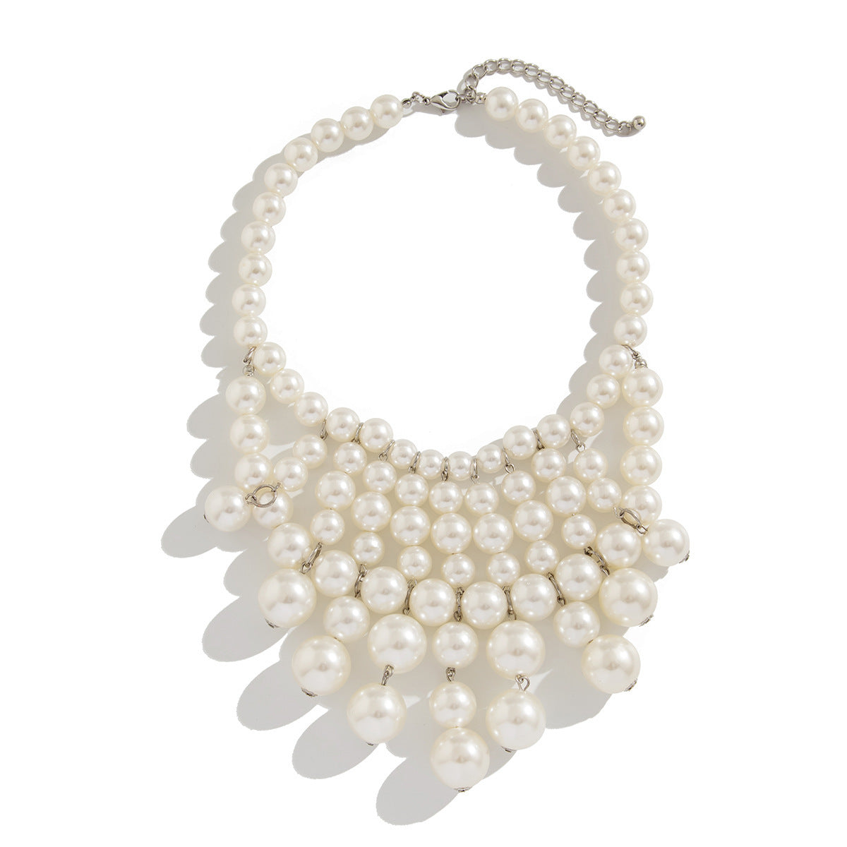 Personalized Pearl Tassel Necklace Set