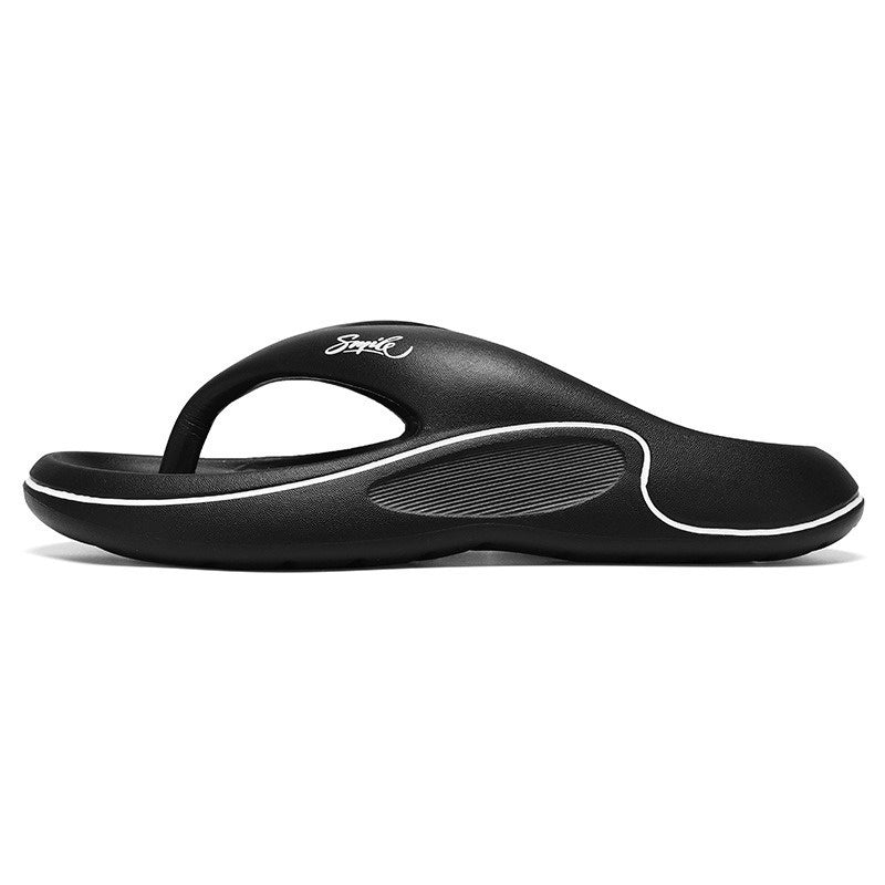 Thick Bottom Wear-resistant Cool Beach Soft Bottom High-end Men's Slippers (Available)