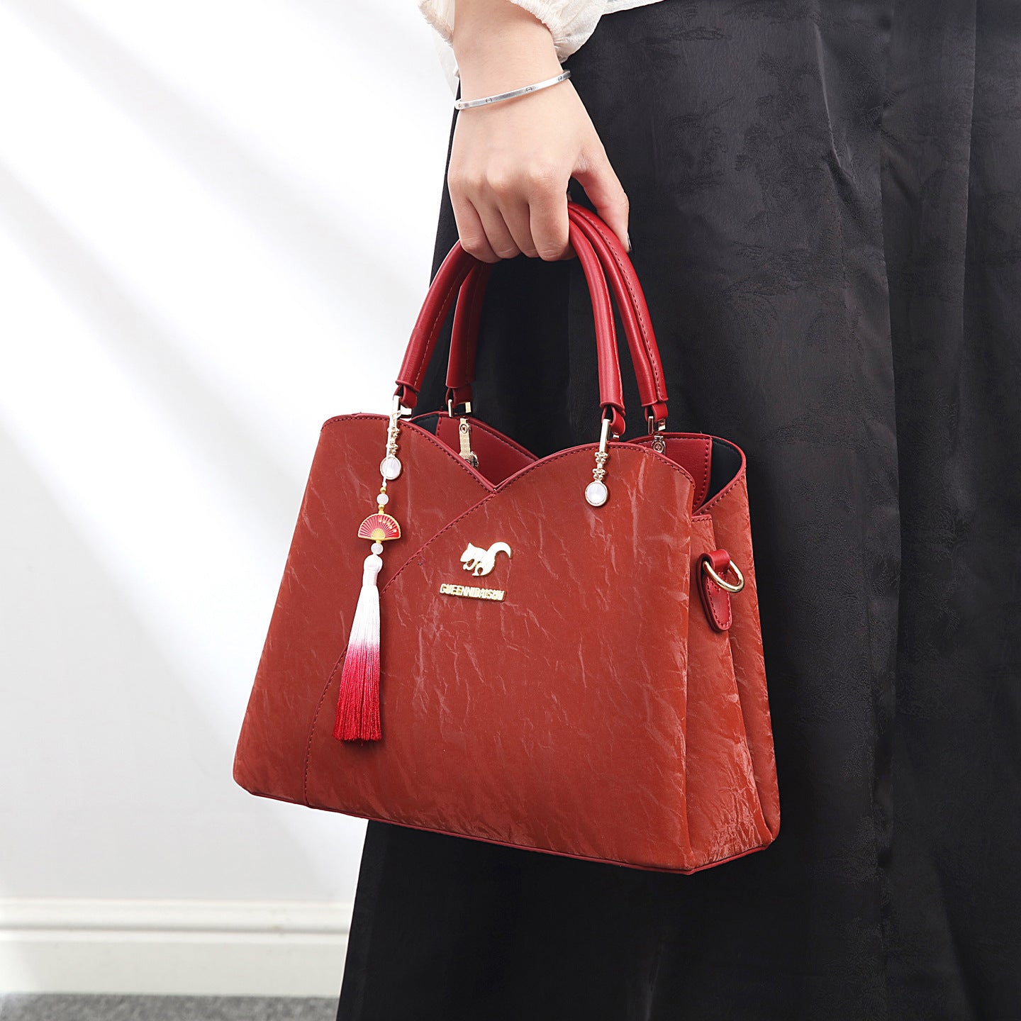 Women's Temperament Commute Portable Messenger Bag