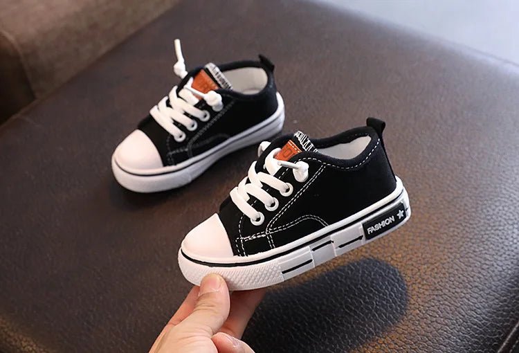 2025 New Children's Canvas Shoes Fashion Baby Board Shoes Girls' Breathable Single Shoes Boys' Casual Shoes (Available) - Mom & Kids