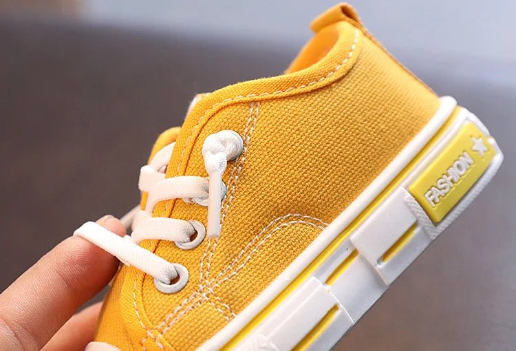 2025 New Children's Canvas Shoes Fashion Baby Board Shoes Girls' Breathable Single Shoes Boys' Casual Shoes (Available) - Mom & Kids