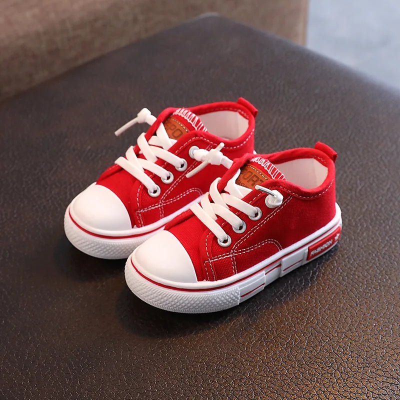 2025 New Children's Canvas Shoes Fashion Baby Board Shoes Girls' Breathable Single Shoes Boys' Casual Shoes (Available) - Mom & Kids