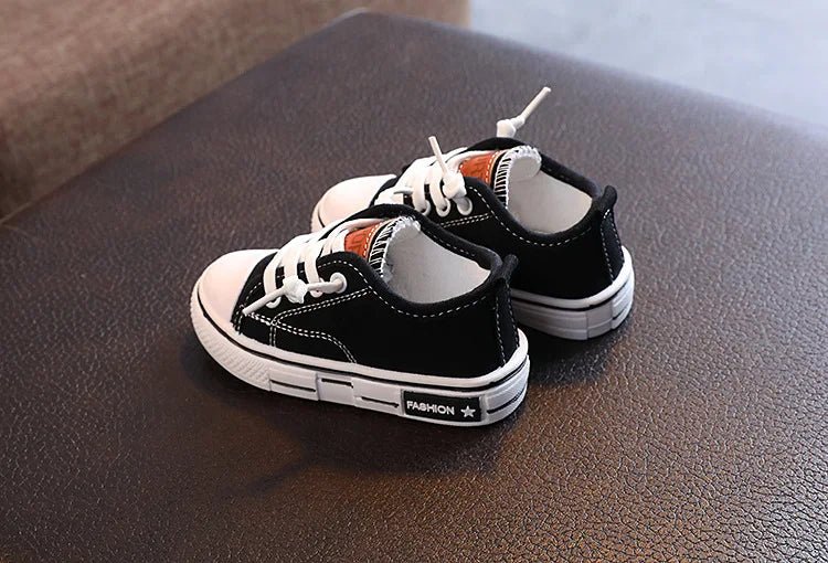 2025 New Children's Canvas Shoes Fashion Baby Board Shoes Girls' Breathable Single Shoes Boys' Casual Shoes (Available) - Mom & Kids