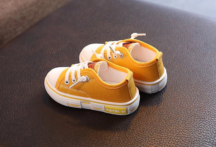 2025 New Children's Canvas Shoes Fashion Baby Board Shoes Girls' Breathable Single Shoes Boys' Casual Shoes (Available) - Mom & Kids