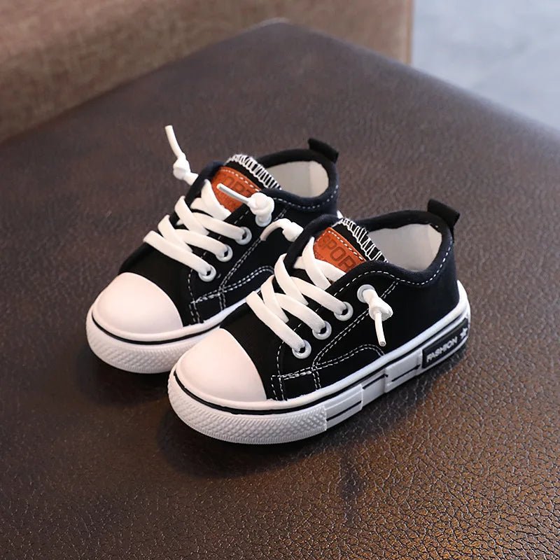2025 New Children's Canvas Shoes Fashion Baby Board Shoes Girls' Breathable Single Shoes Boys' Casual Shoes (Available) - Mom & Kids
