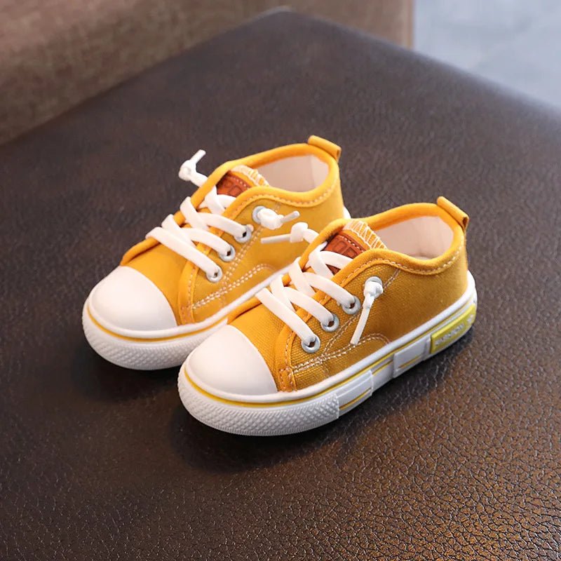 2025 New Children's Canvas Shoes Fashion Baby Board Shoes Girls' Breathable Single Shoes Boys' Casual Shoes (Available) - Mom & Kids