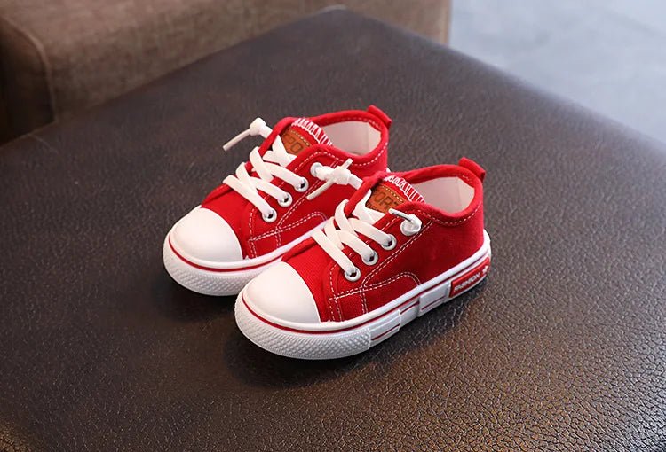 2025 New Children's Canvas Shoes Fashion Baby Board Shoes Girls' Breathable Single Shoes Boys' Casual Shoes (Available) - Mom & Kids