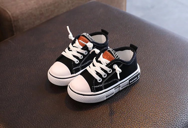 2025 New Children's Canvas Shoes Fashion Baby Board Shoes Girls' Breathable Single Shoes Boys' Casual Shoes (Available) - Mom & Kids