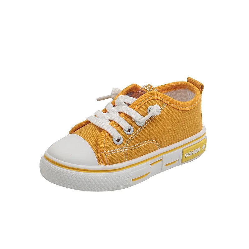 2025 New Children's Canvas Shoes Fashion Baby Board Shoes Girls' Breathable Single Shoes Boys' Casual Shoes (Available) - Mom & Kids