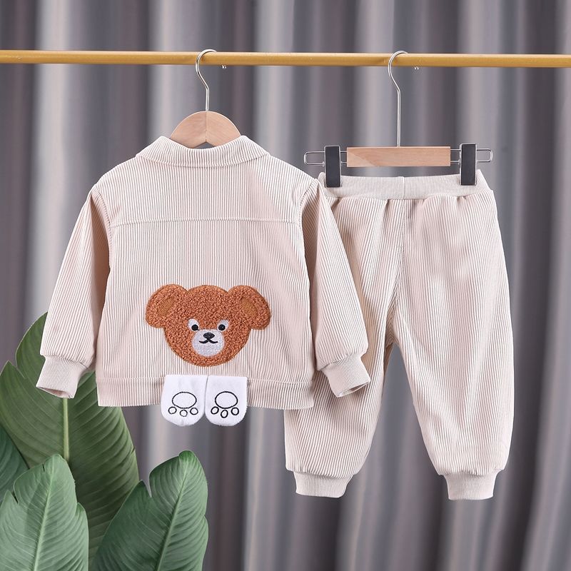 2026 New Spring and Autumn Clothing Set for Baby Boys, Three-Piece Set for 0-5 Years Old Infants and Toddlers, Casual Trendy Style - Mom & Kids