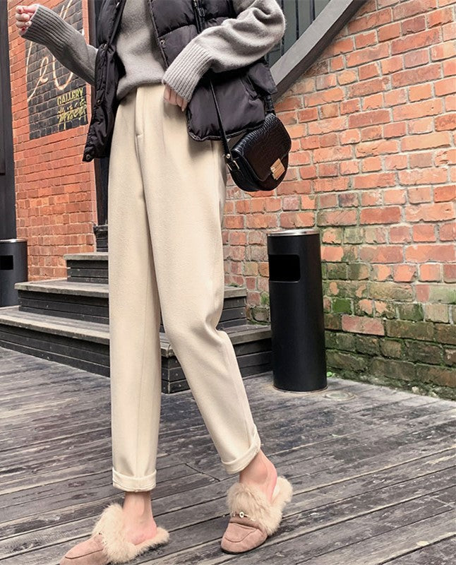 Women's straight thin harem pants