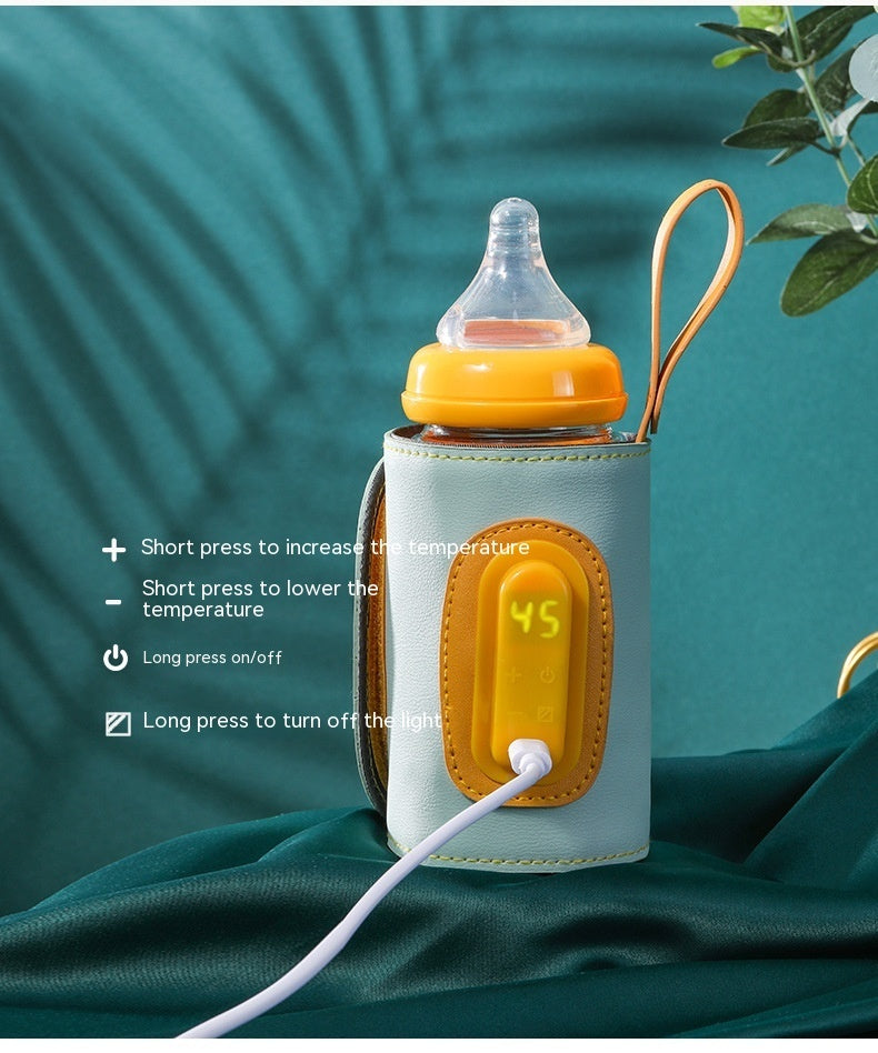 USB Intelligent Temperature Control Portable Milk Bottle Insulation Cover