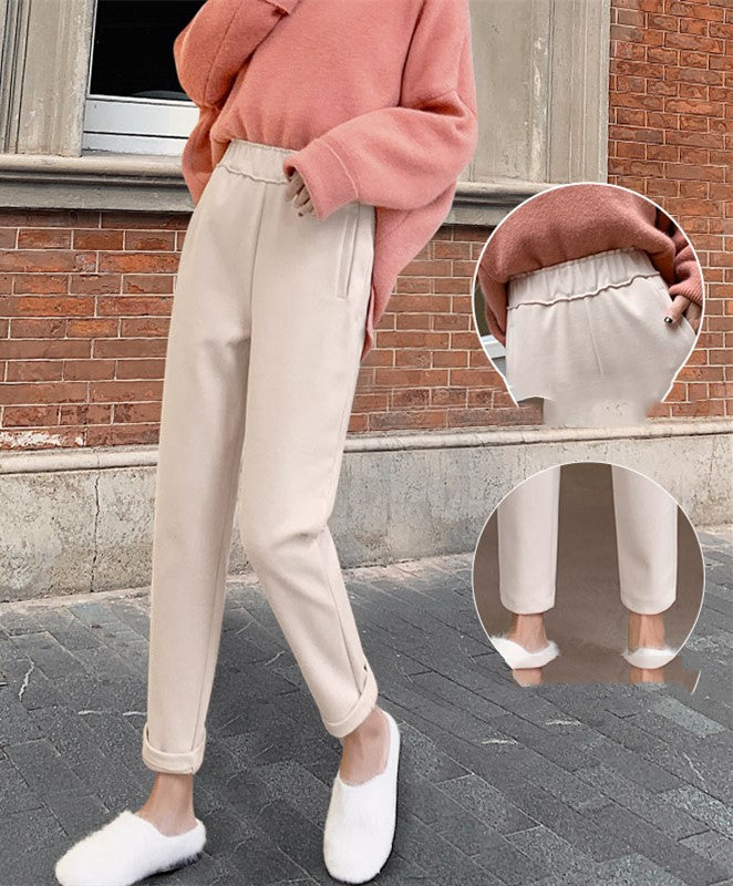 Women's straight thin harem pants
