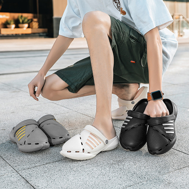 Men's Thick-soled Non-slip Beach Shoes For Summer