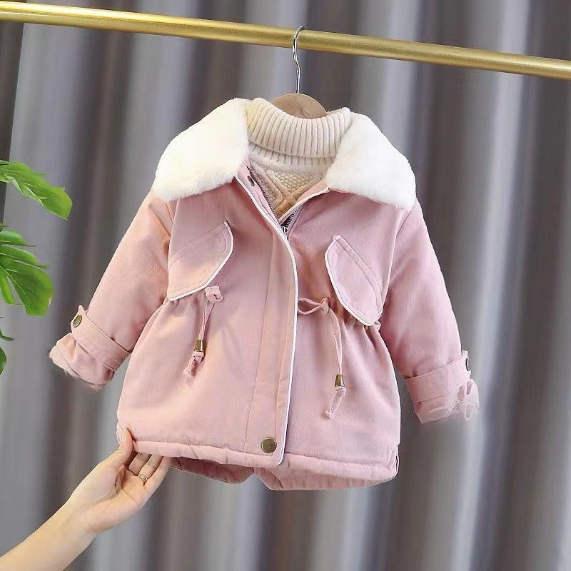 Baby Girl Winter Clothes Cotton-padded Coat Jacket (Available)