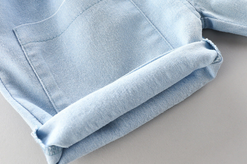 Boys And Girls Car Pattern Two-piece Summer Casual Clothes Baby