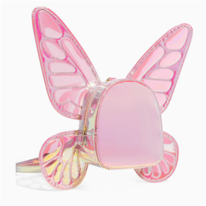 Laser Butterfly Wings Girls Backpack