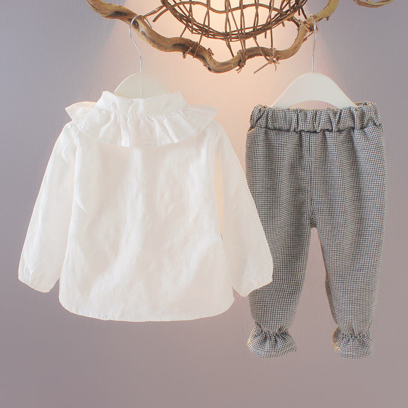 Female baby long sleeve suit