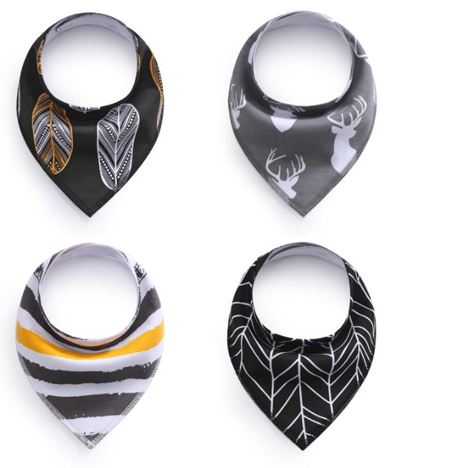 Saliva towel double fleece baby bib bib