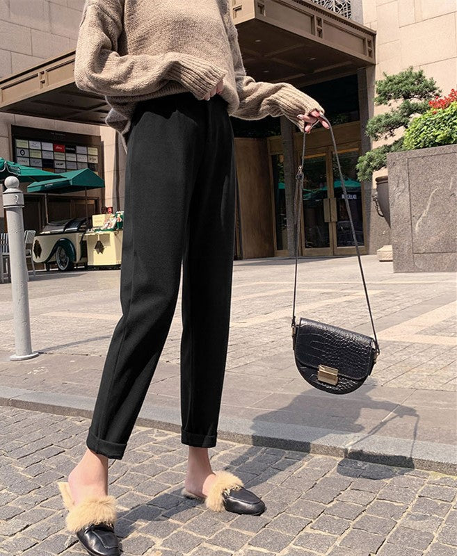 Women's straight thin harem pants