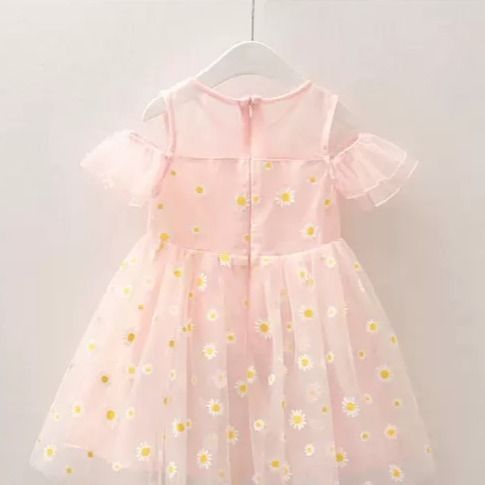 Girls Summer New Little Daisy Princess Dress