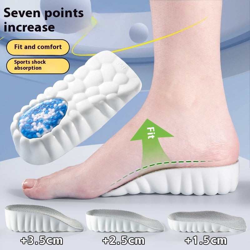 Soft Bottom Comfortable Insole With Increased Height Inside