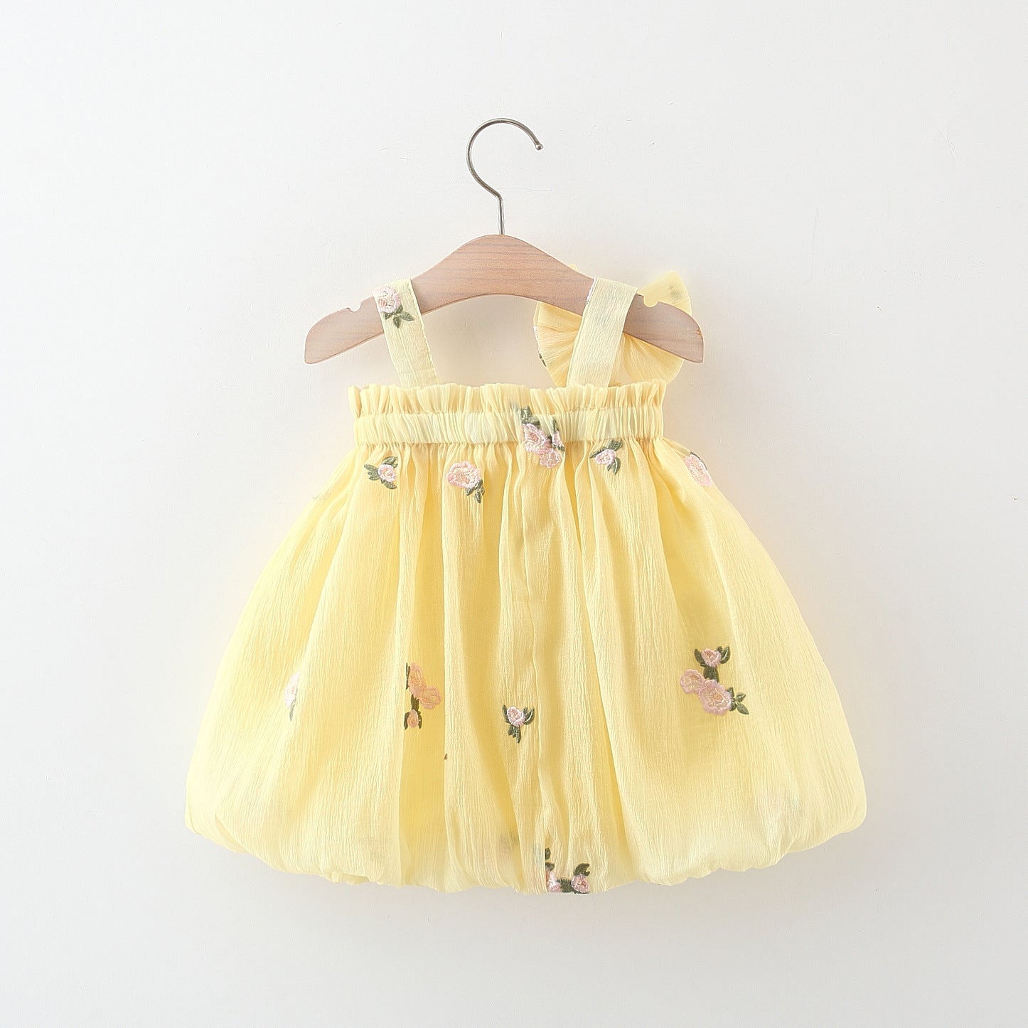 Two SUNFLOWER Suspenders For Girls Dress