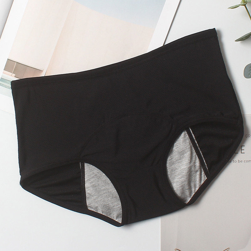 Women's Breathable Mid-high Waist Physiological Pants Leak-proof Sanitary Panties